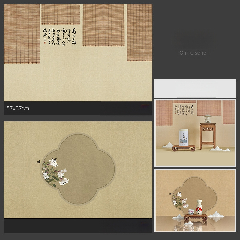 3D stereo divpusēja fotogrāfija fons papīrs ūdens viļņošanās koks ēna gaisma debesis fotogrāfija rekvizīti ēdiens skaistums fotogrāfija