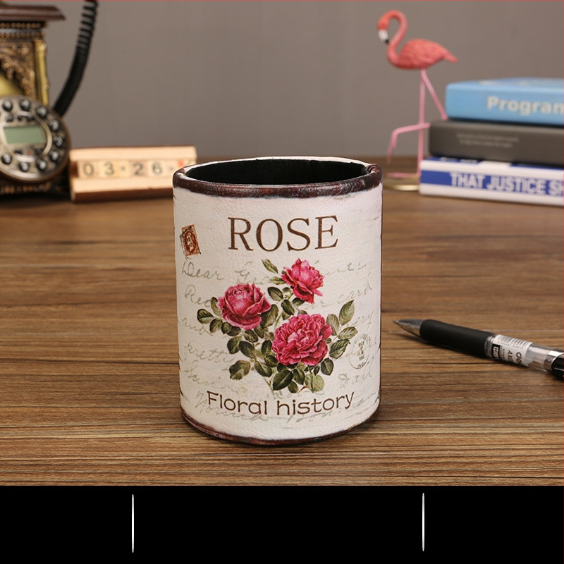 Loominguline retro pliiatsi Conneri kaunistused kerge luksuslik lauaarvuti Ameerika stiilis laud laste õppelaua hoiukarbi kingitus