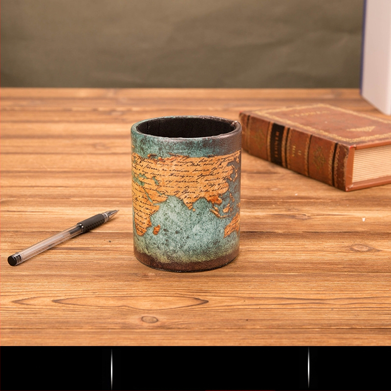 Loominguline retro pliiatsi Conneri kaunistused kerge luksuslik lauaarvuti Ameerika stiilis laud laste õppelaua hoiukarbi kingitus