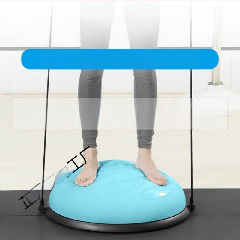 „Xsz Wave Speed Ball“ pusapvalis balansinis kamuolys jogos treniruotėms, sustorintas, neslystantis, skirtas pėdų treniruotėms namuose, bangų plastiko treniruotėms