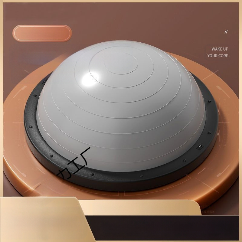 „Xsz Wave Speed Ball“ pusapvalis balansinis kamuolys jogos treniruotėms, sustorintas, neslystantis, skirtas pėdų treniruotėms namuose, bangų plastiko treniruotėms