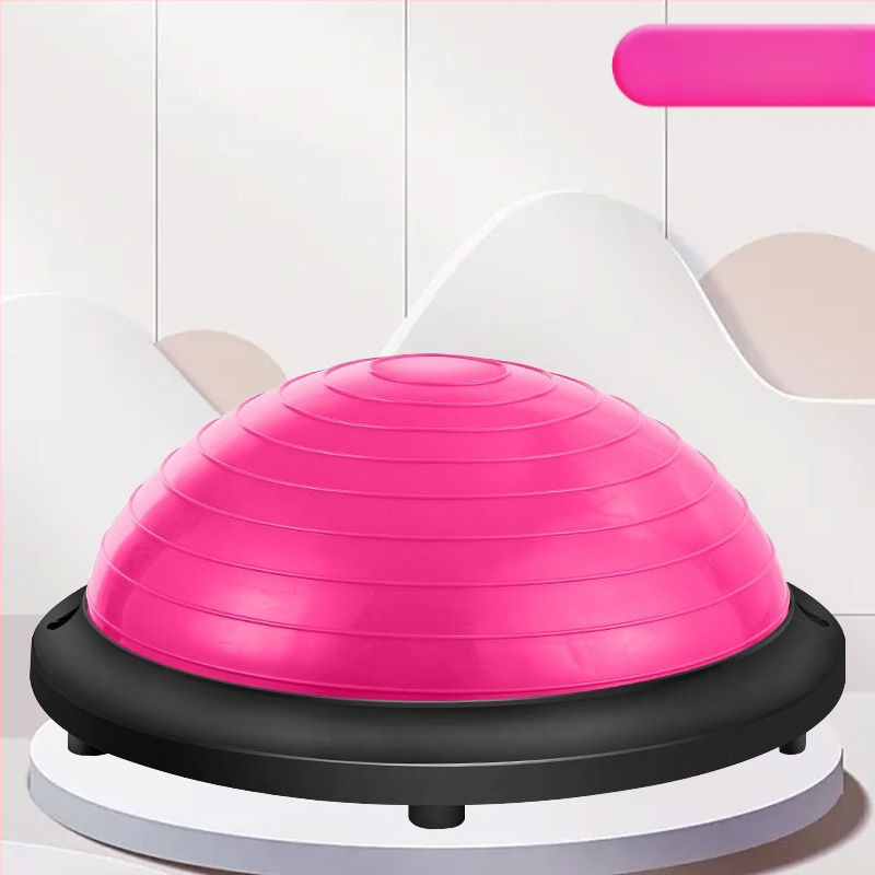„Xsz Wave Speed Ball“ pusapvalis balansinis kamuolys jogos treniruotėms, sustorintas, neslystantis, skirtas pėdų treniruotėms namuose, bangų plastiko treniruotėms