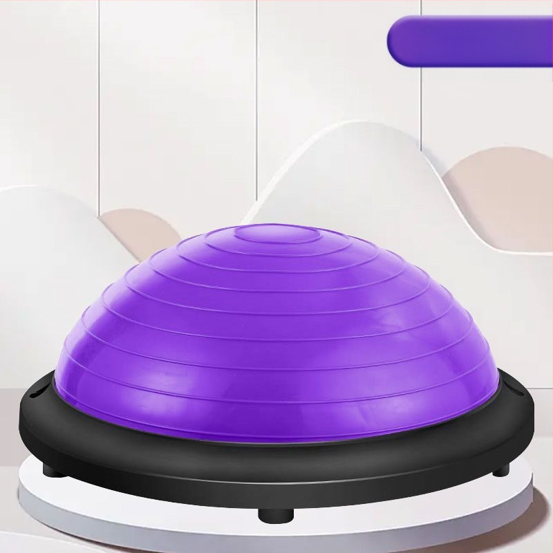 „Xsz Wave Speed Ball“ pusapvalis balansinis kamuolys jogos treniruotėms, sustorintas, neslystantis, skirtas pėdų treniruotėms namuose, bangų plastiko treniruotėms
