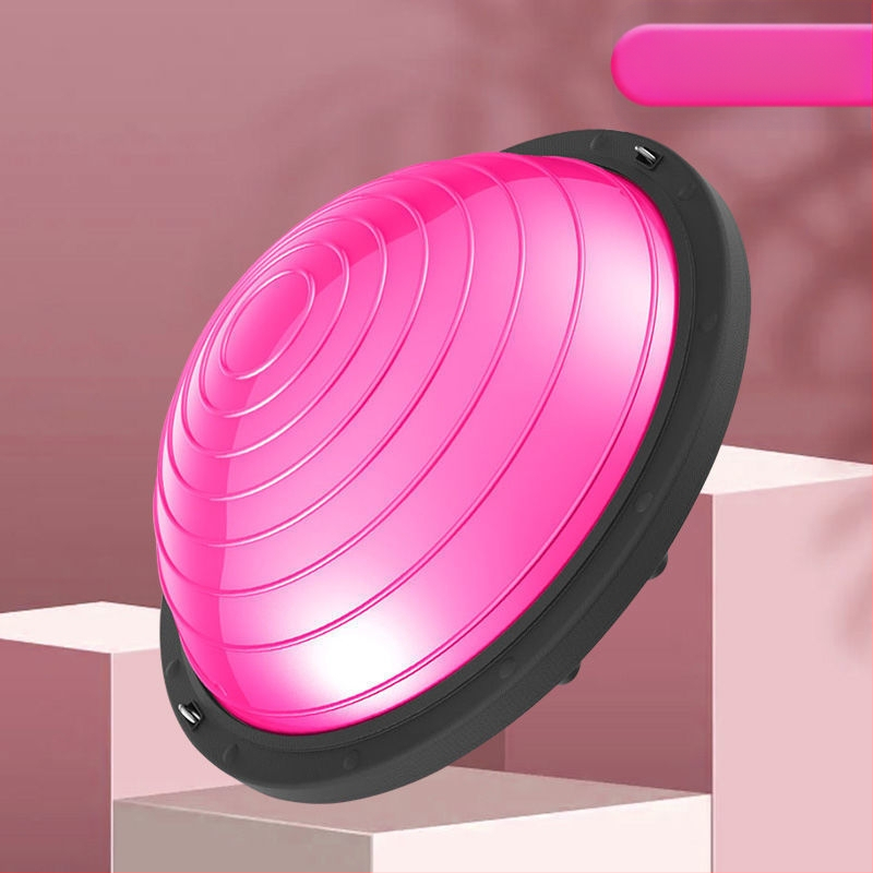 „Xsz Wave Speed Ball“ pusapvalis balansinis kamuolys jogos treniruotėms, sustorintas, neslystantis, skirtas pėdų treniruotėms namuose, bangų plastiko treniruotėms