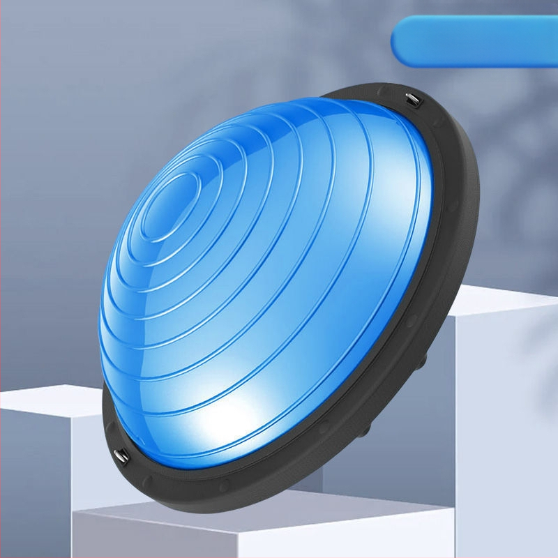 „Xsz Wave Speed Ball“ pusapvalis balansinis kamuolys jogos treniruotėms, sustorintas, neslystantis, skirtas pėdų treniruotėms namuose, bangų plastiko treniruotėms