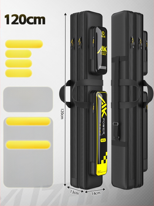 Makšķeres somas uzglabāšanai Makšķerēšanas piederumu soma Viegla, jauna, daudzfunkcionāla makšķeres soma Liela ietilpība Sabiezināta liela vēdera zivju soma makšķerēšanai