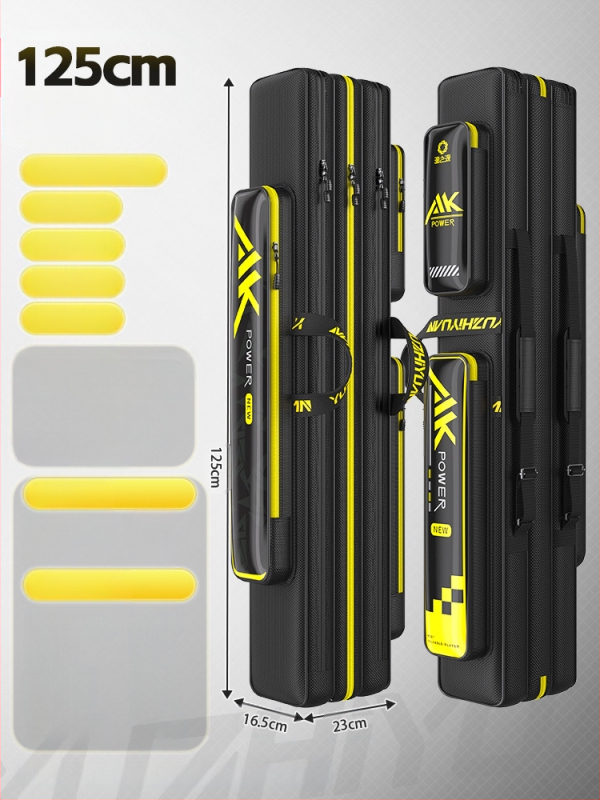Makšķeres somas uzglabāšanai Makšķerēšanas piederumu soma Viegla, jauna, daudzfunkcionāla makšķeres soma Liela ietilpība Sabiezināta liela vēdera zivju soma makšķerēšanai