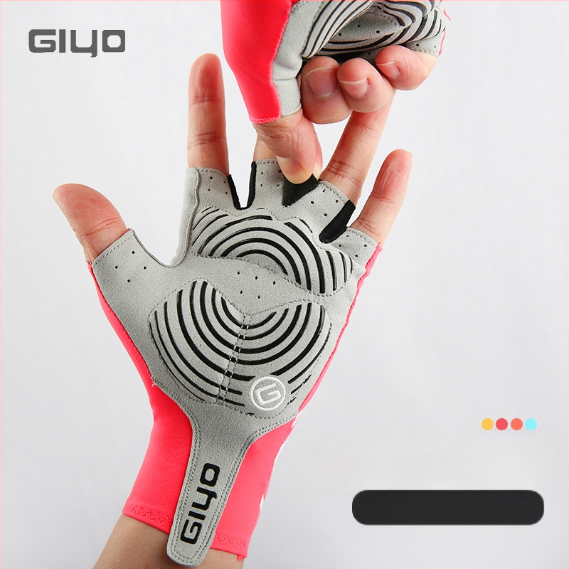 GIYO vasaros ir žiemos dviračių pirštinės, trumpi pirštai, pusės ilgio pirštai, greitkelio kalnų dviračių, moterų ir vyrų dviračių, amortizacinės,