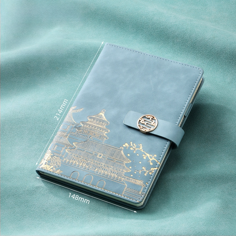 Caiet de notițe A5 pentru birou, cadou creativ pentru costum de birou, modă națională, cutie cadou pentru costum de birou, cadou pentru întâlnirea anuală