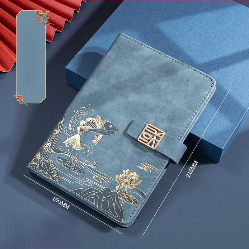 Caiet de notițe A5 pentru birou, cadou creativ pentru costum de birou, modă națională, cutie cadou pentru costum de birou, cadou pentru întâlnirea anuală