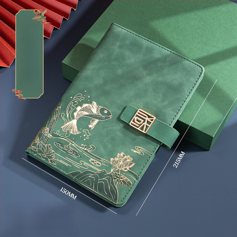 Caiet de notițe A5 pentru birou, cadou creativ pentru costum de birou, modă națională, cutie cadou pentru costum de birou, cadou pentru întâlnirea anuală