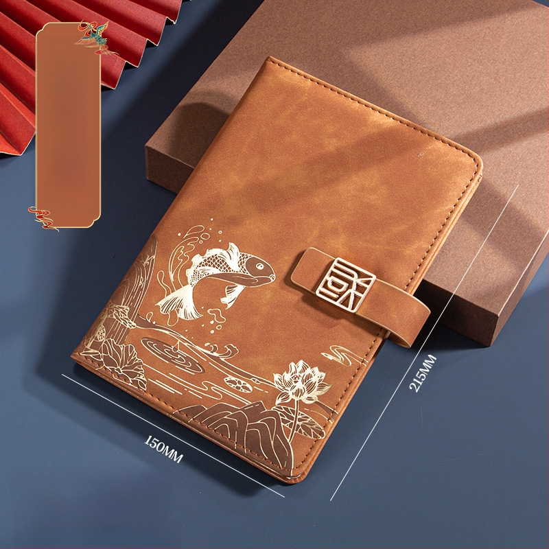 Caiet de notițe A5 pentru birou, cadou creativ pentru costum de birou, modă națională, cutie cadou pentru costum de birou, cadou pentru întâlnirea anuală