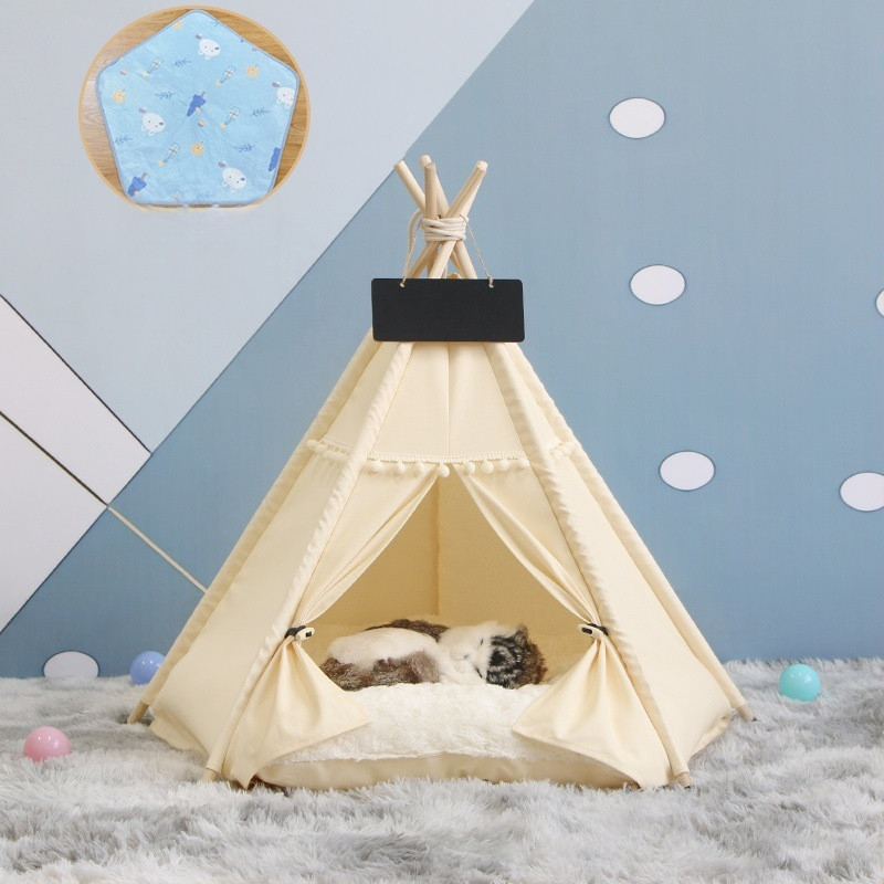 Lemmikloomatelk Four Seasons universaalne kassikeel suvine lemmikloomavoodi eemaldatav ja pestav suletud sisekassimajja kassimajja