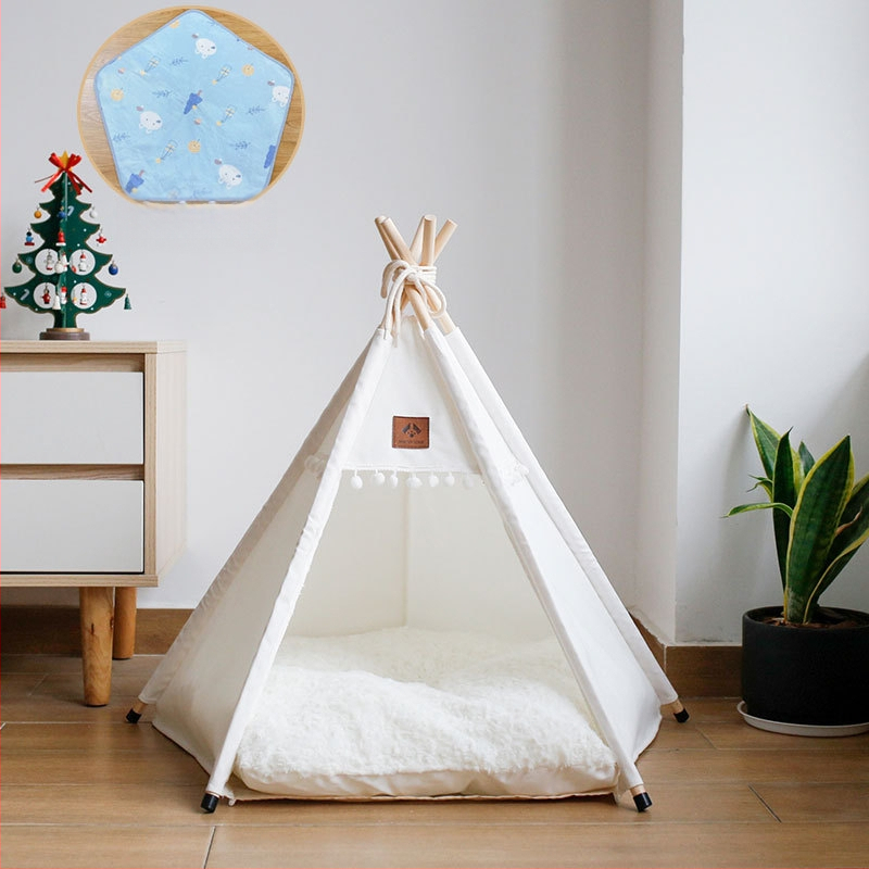 Lemmikloomatelk Four Seasons universaalne kassikeel suvine lemmikloomavoodi eemaldatav ja pestav suletud sisekassimajja kassimajja