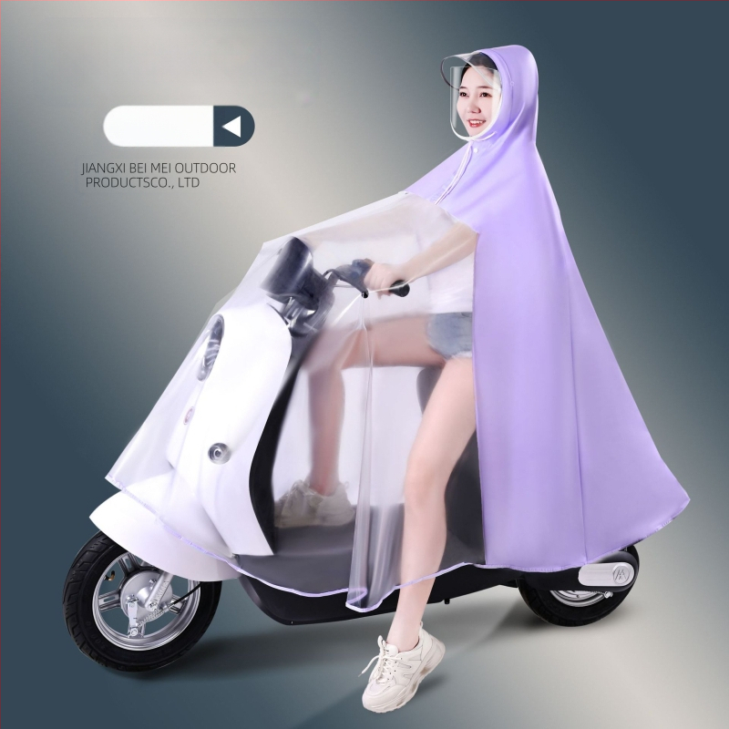 Elektromos autó esőkabát nagykereskedelmi akkumulátoros autó motorkerékpár szülő-gyermek egyrészes, egyrészes, dupla testű, esőálló anya-gyermek poncsó