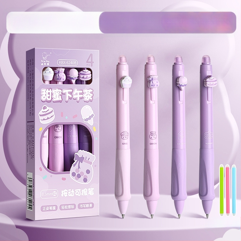 Õige rüht ja pehme haare! Kustutatav pastapliiats algkooliõpilastele ja kolmanda klassi õpilastele. Kuumkustutatav geelpliiats must-sinine.