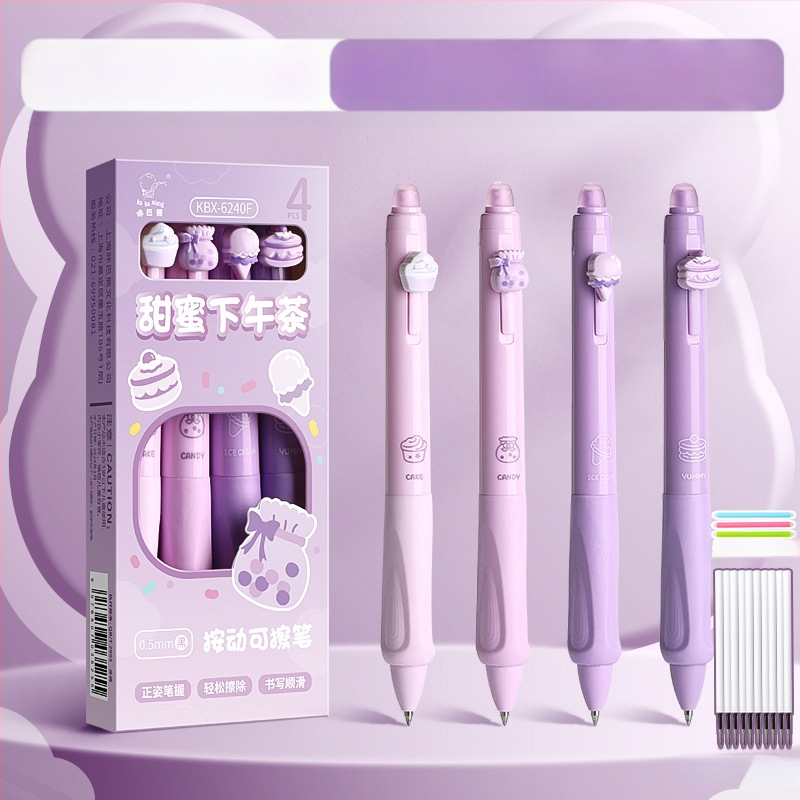 Õige rüht ja pehme haare! Kustutatav pastapliiats algkooliõpilastele ja kolmanda klassi õpilastele. Kuumkustutatav geelpliiats must-sinine.