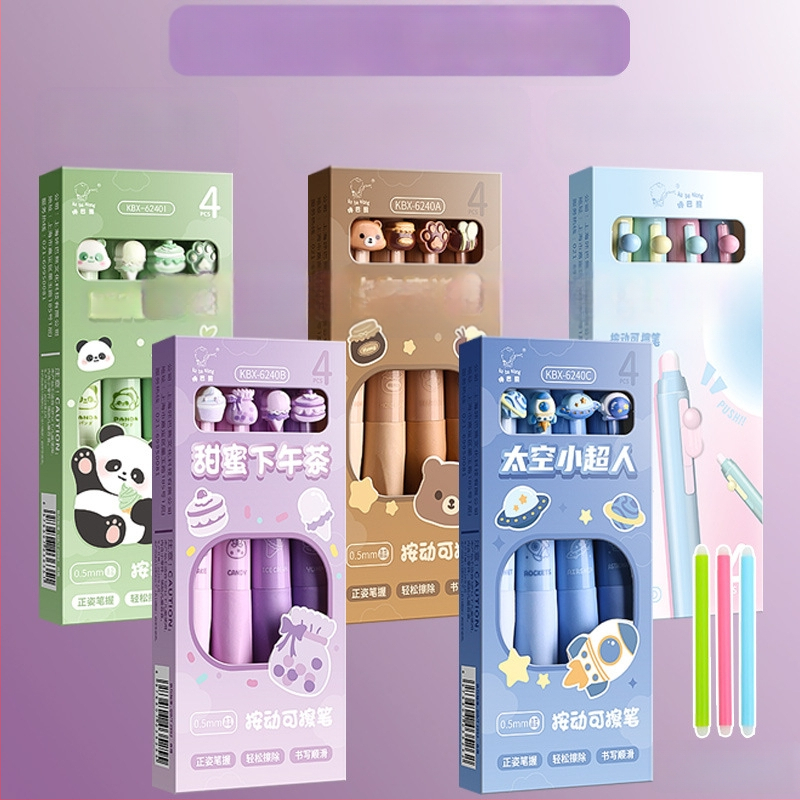 Õige rüht ja pehme haare! Kustutatav pastapliiats algkooliõpilastele ja kolmanda klassi õpilastele. Kuumkustutatav geelpliiats must-sinine.