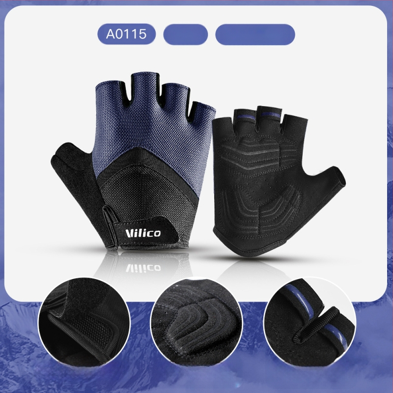 Ръкавици за колоездене на открито, офроуд мотоциклет, планински път, велосипед, устойчиви на износване, дишащи, слънцезащитни, с половин пръст