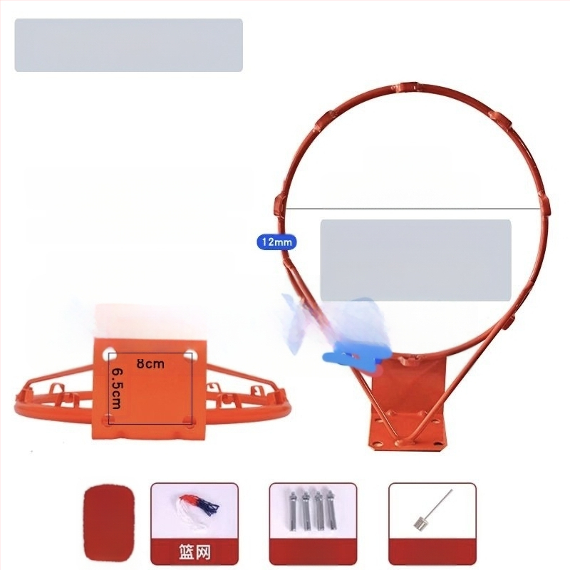 Pakabinamas krepšinio lankas, paprastas nešiojamas lauko standartinis krepšinio stovas namams, suaugusiems ir vaikams, krepšinio lankas, lauko šaudymas