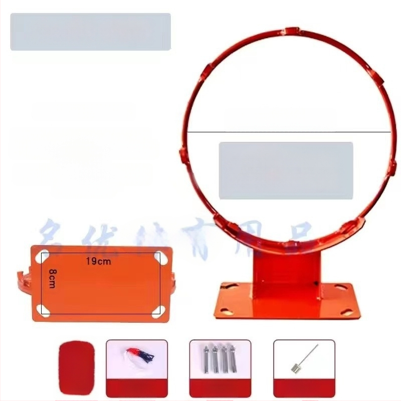 Pakabinamas krepšinio lankas, paprastas nešiojamas lauko standartinis krepšinio stovas namams, suaugusiems ir vaikams, krepšinio lankas, lauko šaudymas