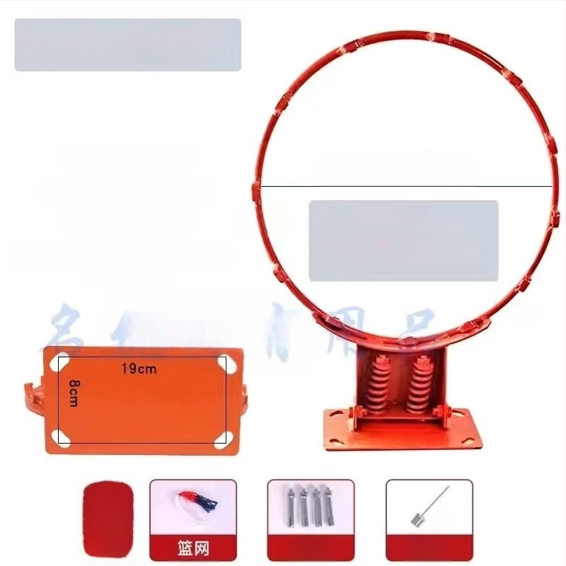 Pakabinamas krepšinio lankas, paprastas nešiojamas lauko standartinis krepšinio stovas namams, suaugusiems ir vaikams, krepšinio lankas, lauko šaudymas