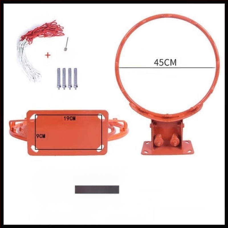 Pakabinamas krepšinio lankas, paprastas nešiojamas lauko standartinis krepšinio stovas namams, suaugusiems ir vaikams, krepšinio lankas, lauko šaudymas