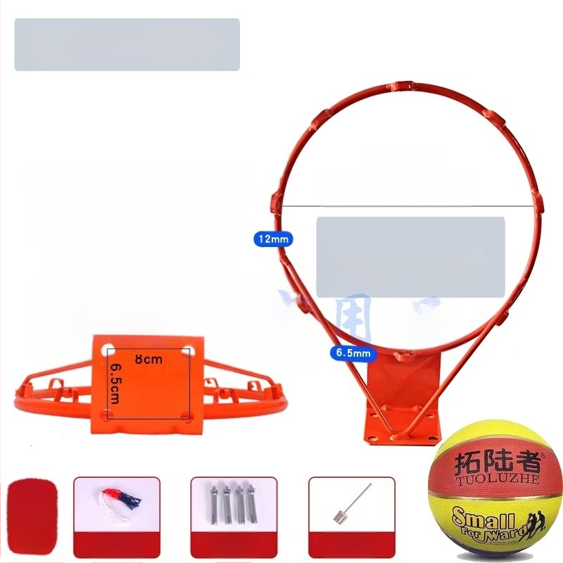 Pakabinamas krepšinio lankas, paprastas nešiojamas lauko standartinis krepšinio stovas namams, suaugusiems ir vaikams, krepšinio lankas, lauko šaudymas