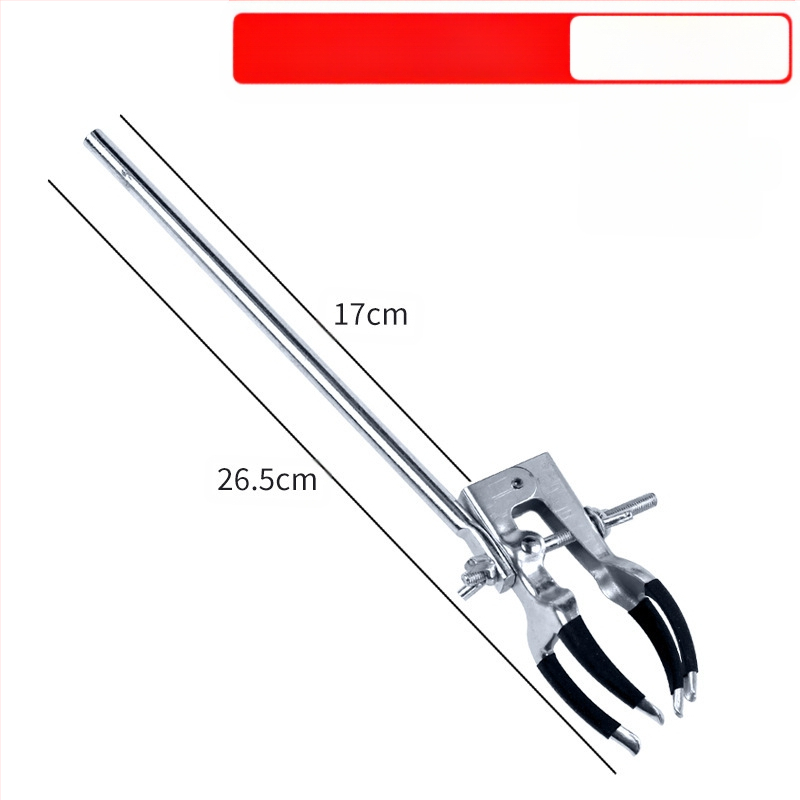 Taibao желязна рамка лаборатория кръст щипка железен пръстен аксесоари щипка пеперуда голям микро експеримент от неръждаема стомана