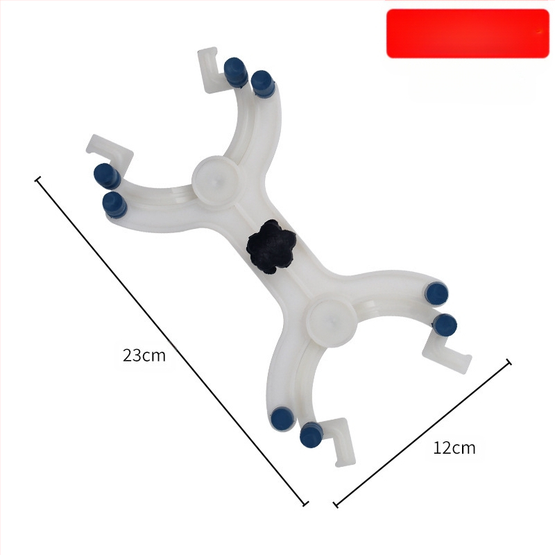 Taibao желязна рамка лаборатория кръст щипка железен пръстен аксесоари щипка пеперуда голям микро експеримент от неръждаема стомана