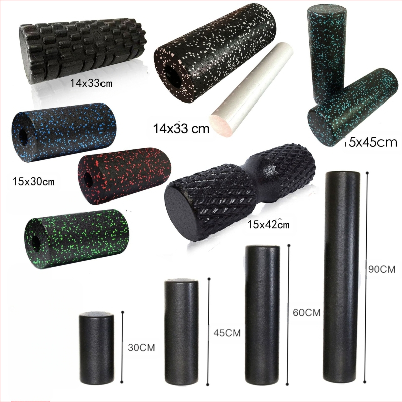 epp hab jóga oszlop hab tengely szett görgő jóga görgő izommasszázs relaxációs fitnesz masszázs oszlop