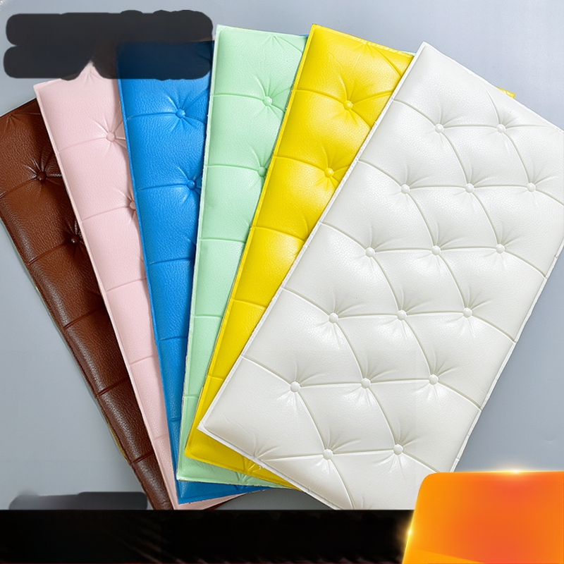 Veekindel ja niiskuskindel voodiääre tapeet, isekleepuvad tatami voodiääre pehmed kotid, seinakleebised, kokkupõrkekindlad seinakaunistused