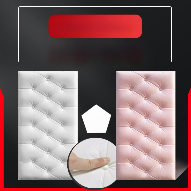 Veekindel ja niiskuskindel voodiääre tapeet, isekleepuvad tatami voodiääre pehmed kotid, seinakleebised, kokkupõrkekindlad seinakaunistused