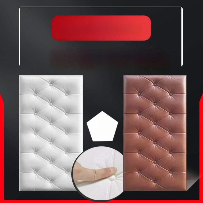 Veekindel ja niiskuskindel voodiääre tapeet, isekleepuvad tatami voodiääre pehmed kotid, seinakleebised, kokkupõrkekindlad seinakaunistused