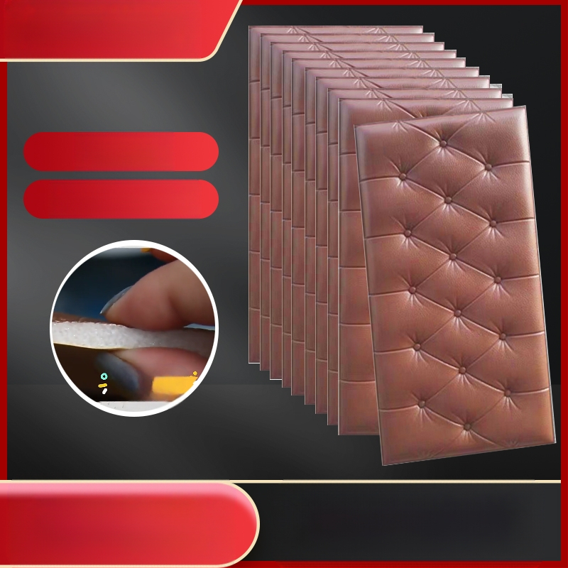 Veekindel ja niiskuskindel voodiääre tapeet, isekleepuvad tatami voodiääre pehmed kotid, seinakleebised, kokkupõrkekindlad seinakaunistused