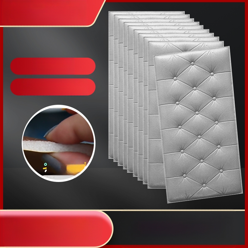 Veekindel ja niiskuskindel voodiääre tapeet, isekleepuvad tatami voodiääre pehmed kotid, seinakleebised, kokkupõrkekindlad seinakaunistused