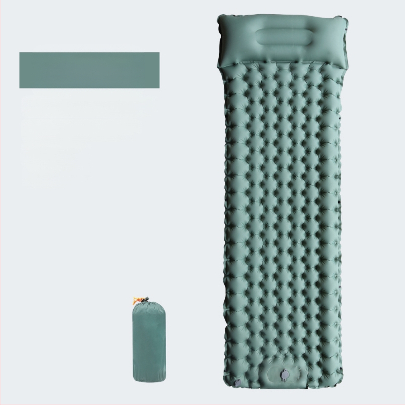 Pēdu jauns viena dimanta TPU piepūšamais paklājs āra telts guļampaklājs īpaši viegls pārnēsājams kempinga mitrumizturīgs paklājs