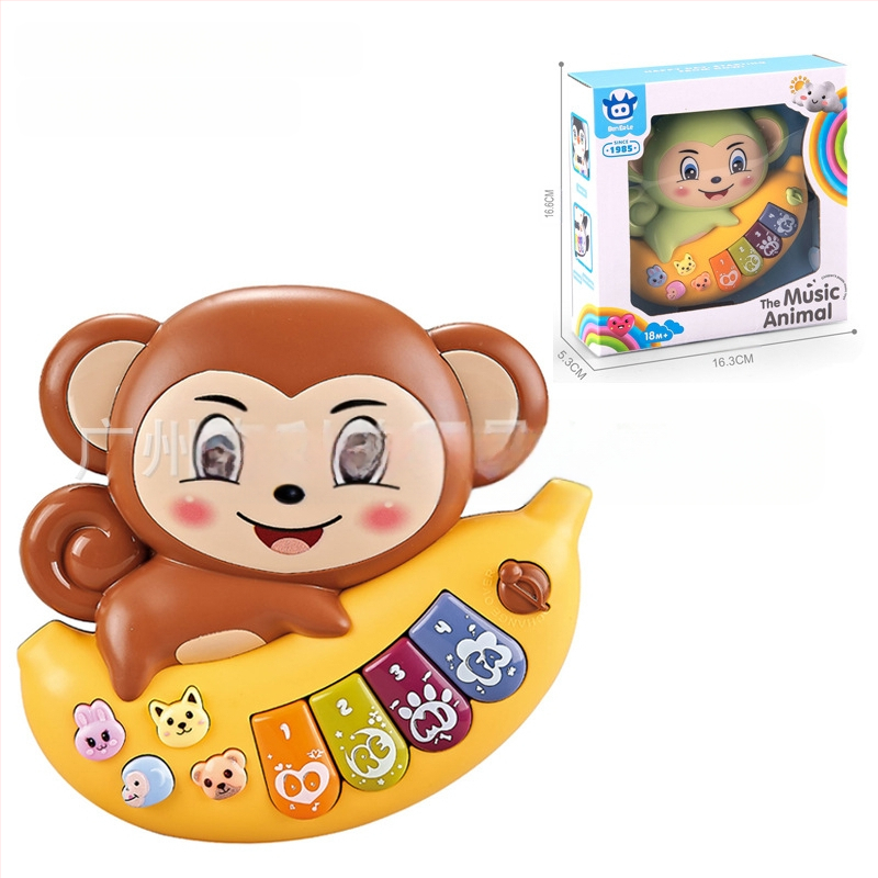 Gyermek multifunkcionális rajzfilm állat elektronikus orgona oktatójáték könnyűzene elektronikus zongora hangszer játék