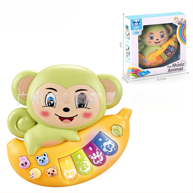 Gyermek multifunkcionális rajzfilm állat elektronikus orgona oktatójáték könnyűzene elektronikus zongora hangszer játék