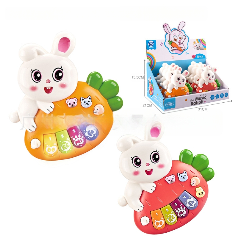 Gyermek multifunkcionális rajzfilm állat elektronikus orgona oktatójáték könnyűzene elektronikus zongora hangszer játék