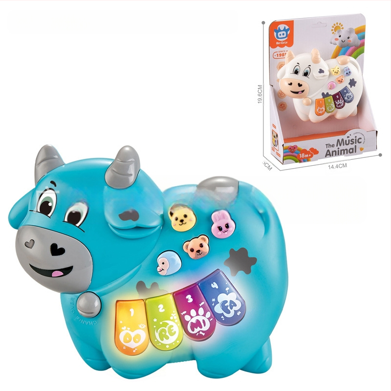 Gyermek multifunkcionális rajzfilm állat elektronikus orgona oktatójáték könnyűzene elektronikus zongora hangszer játék