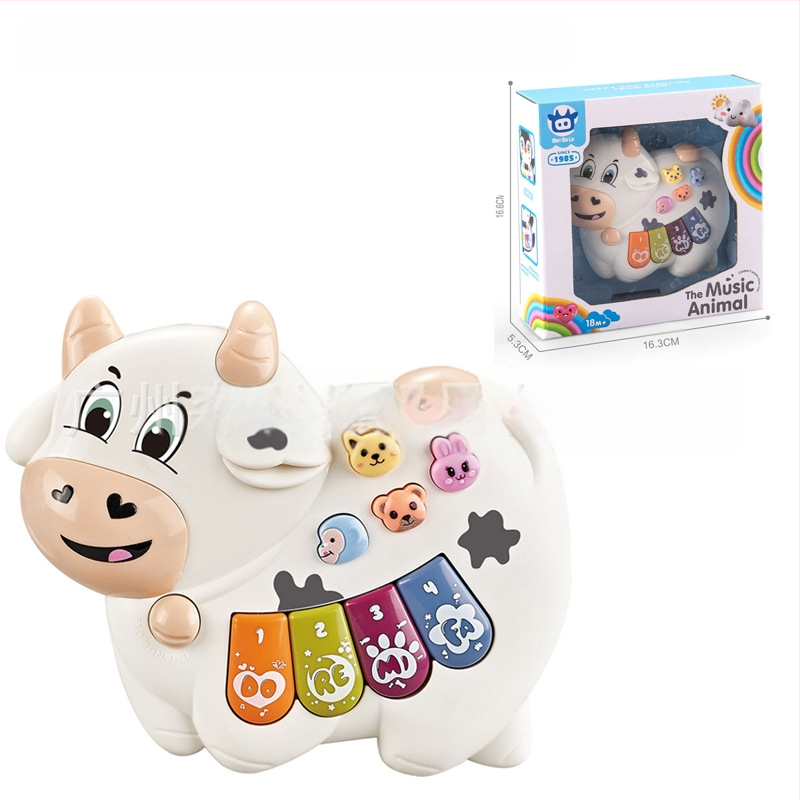 Gyermek multifunkcionális rajzfilm állat elektronikus orgona oktatójáték könnyűzene elektronikus zongora hangszer játék
