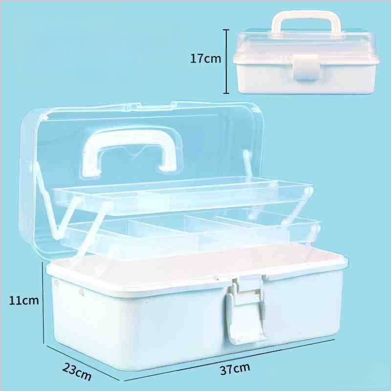 Kunstitööriistakast Kolmekihiline Mitmekihiline Kokkupandav Õpilaste Maalimiskast Kaasaskantav Multifunktsionaalne Majapidamiskast Kunst