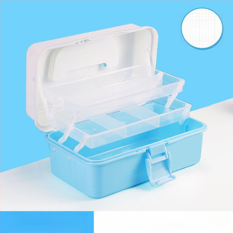 Kunstitööriistakast Kolmekihiline Mitmekihiline Kokkupandav Õpilaste Maalimiskast Kaasaskantav Multifunktsionaalne Majapidamiskast Kunst