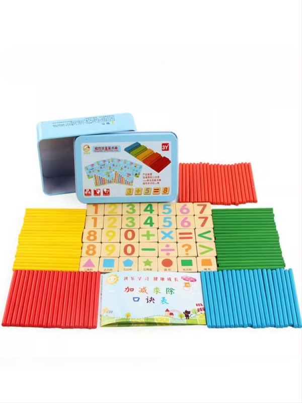 Kis bot abakusz állvány matematika taneszközök tanulási számtan számtan számolás gyerekeknek óvoda általános iskola kis bot összeadás és kivonás