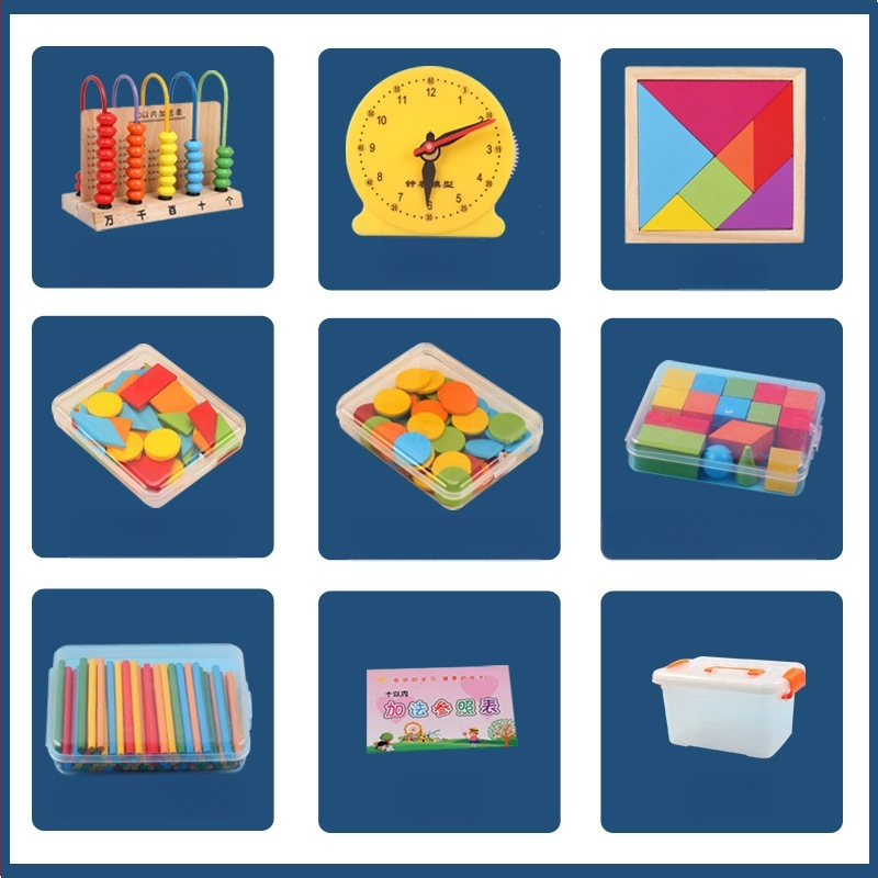 Kis bot abakusz állvány matematika taneszközök tanulási számtan számtan számolás gyerekeknek óvoda általános iskola kis bot összeadás és kivonás