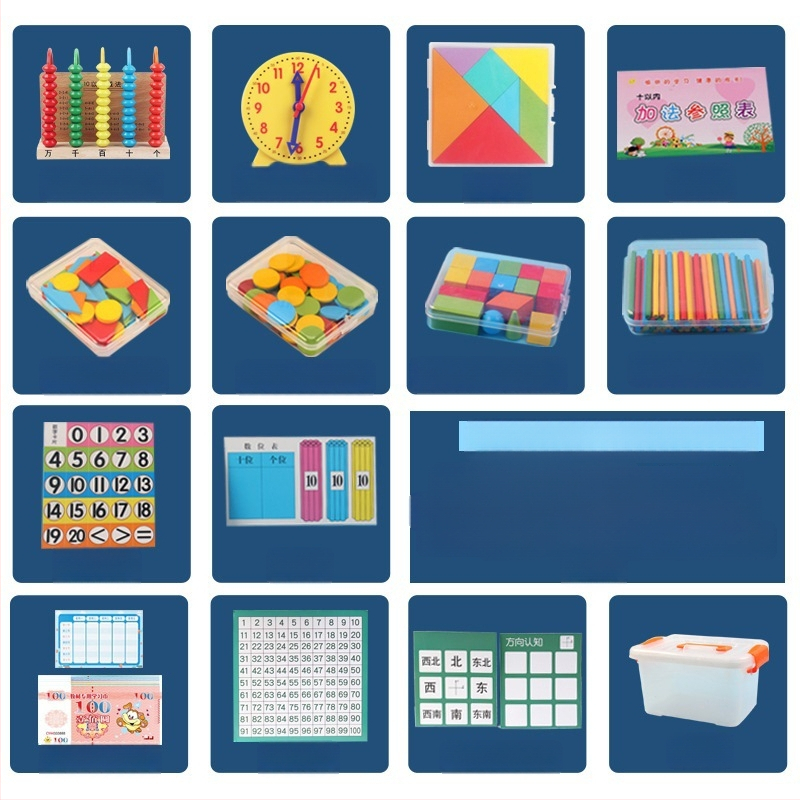 Kis bot abakusz állvány matematika taneszközök tanulási számtan számtan számolás gyerekeknek óvoda általános iskola kis bot összeadás és kivonás