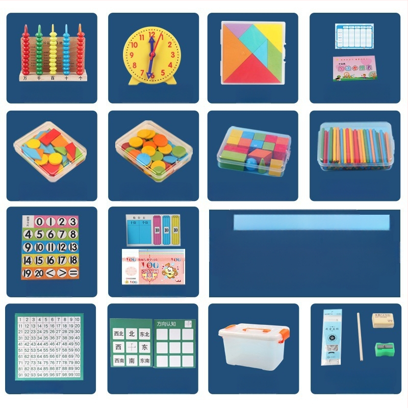 Kis bot abakusz állvány matematika taneszközök tanulási számtan számtan számolás gyerekeknek óvoda általános iskola kis bot összeadás és kivonás