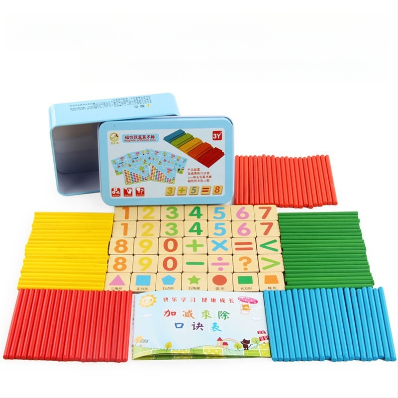 Kis bot abakusz állvány matematika taneszközök tanulási számtan számtan számolás gyerekeknek óvoda általános iskola kis bot összeadás és kivonás