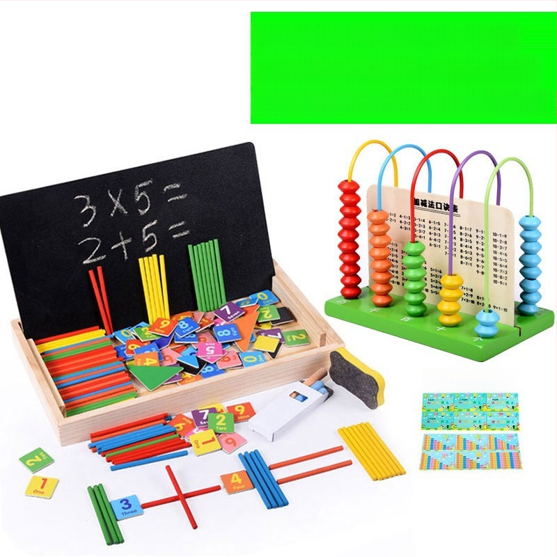 Kis bot abakusz állvány matematika taneszközök tanulási számtan számtan számolás gyerekeknek óvoda általános iskola kis bot összeadás és kivonás